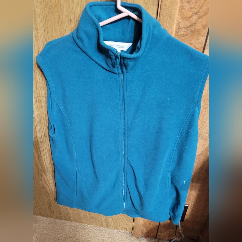Teal vest